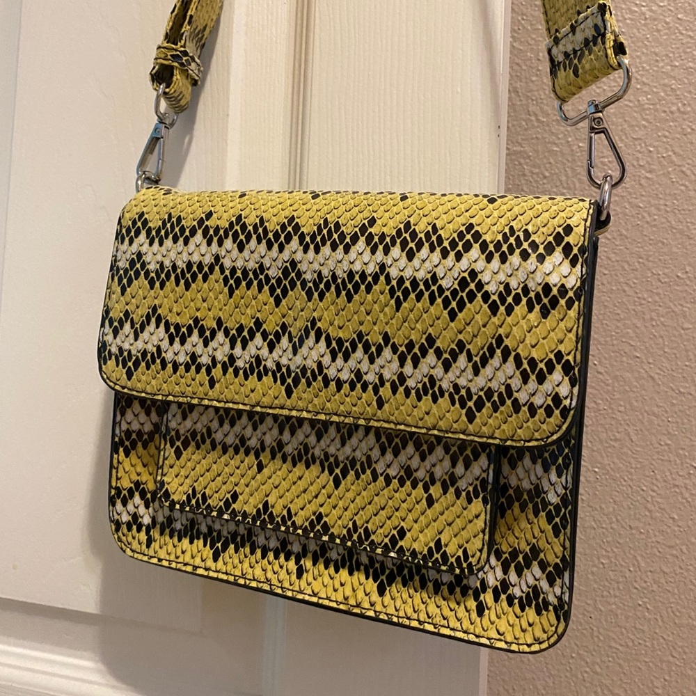 Snakeskin crossbody purse